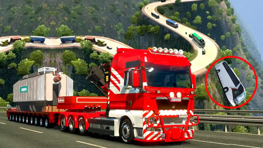 Truck Simulator :Euro 3D Truck APK screenshot 1