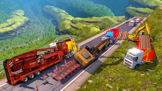 Truck Simulator :Euro 3D Truck APK screenshot 1