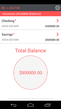 Fun Fake Bank Account Prank APK screenshot 1