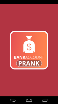 Fun Fake Bank Account Prank APK screenshot 1