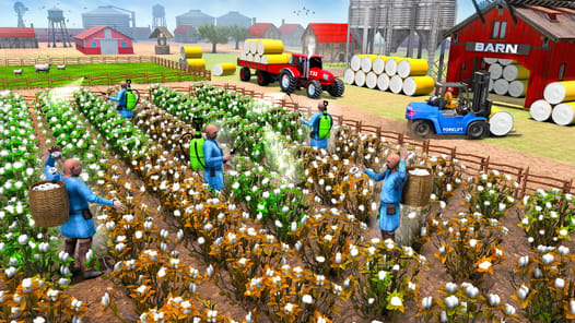Real Farming: Tractor Game 3D APK screenshot 1