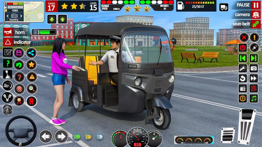TukTuk Rickshaw Driving Games APK screenshot 1