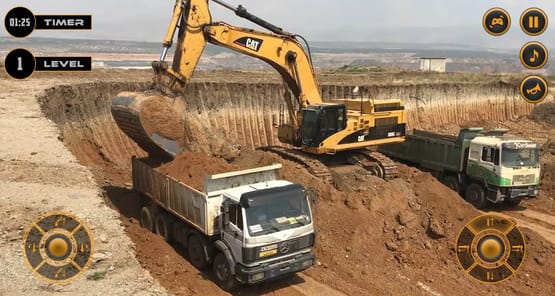 Real Excavator Simulator Games APK screenshot 1