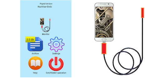 install 2018 Endoscope app. Borescope, USB camera on PC