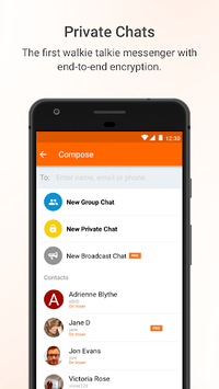 Voxer Walkie Talkie Messenger APK screenshot 1 Voxer Walkie Talkie Messenger APK screenshot 1