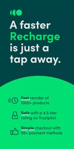Recharge.com: Prepaid topup APK screenshot 1