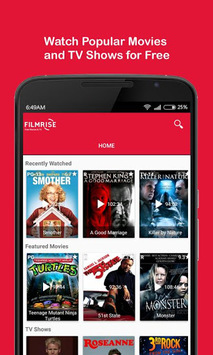 FilmRise - Free Movies & TV APK screenshot 1