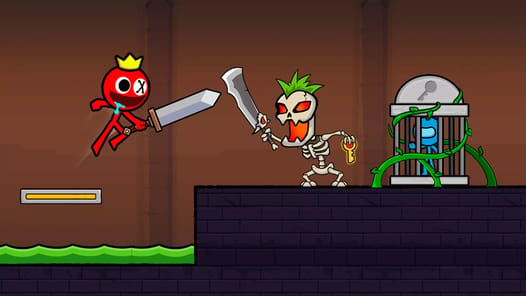 Red Stick Boy: Adventure Game APK screenshot 1