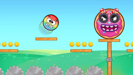Rainbow Ball Adventure APK screenshot 1 Rainbow Ball Adventure APK screenshot 1
