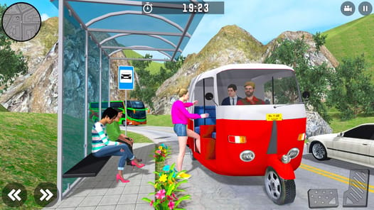 Tuk Tuk Auto Rickshaw Offroad APK screenshot 1
