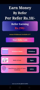 Refer Earn APK screenshot 1