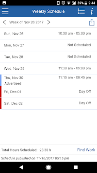 Reflexis ESS APK screenshot 1