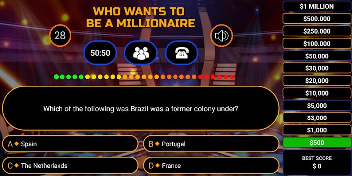 Who Wants To Be A Millionaire 2019 Game Free APK screenshot 1