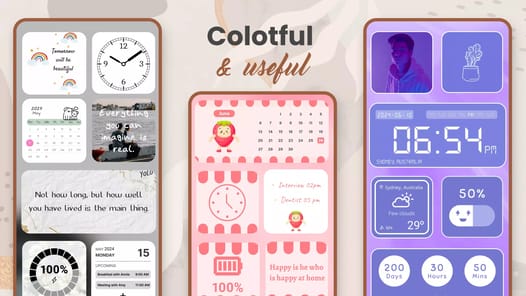 Widget 2025: Aesthetic Widgets APK screenshot 1