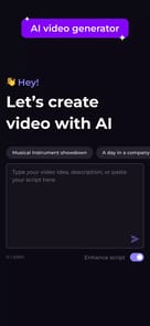 AI Video Maker - Renderforest APK screenshot 1
