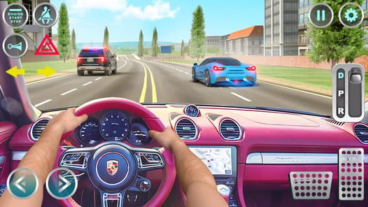Real Driving School: Car Games APK screenshot 1