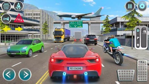 Real Driving School: Car Games APK screenshot 1