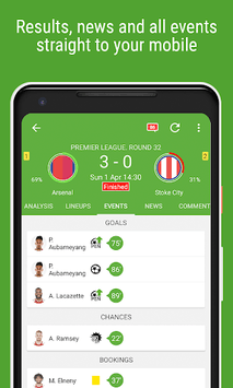 BeSoccer - Soccer Live Score APK screenshot 1 BeSoccer - Soccer Live Score APK screenshot 1