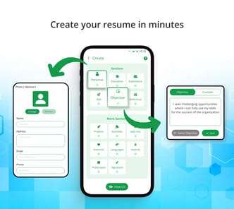 Resume Builder, CV Maker - PDF APK screenshot 1