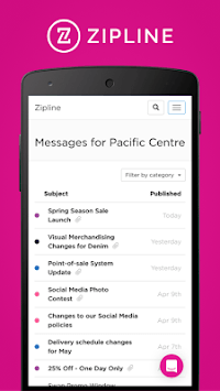 Retail Zipline APK screenshot 1