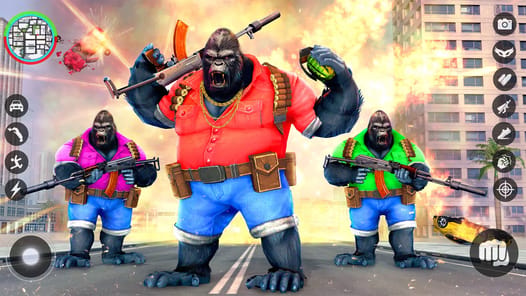 Gorilla Fighting: Hero Game APK screenshot 1