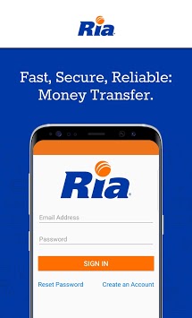 Ria Money Transfer APK screenshot 1