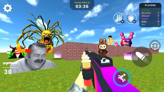 Nextbots In Backrooms: Shooter APK screenshot 1