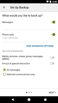 SMS Backup & Restore APK screenshot 1
