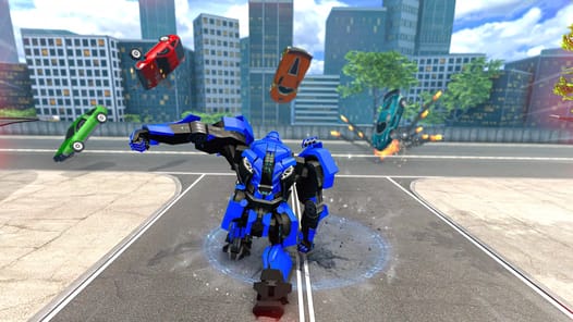 Dino Transform Robot Games APK screenshot 1