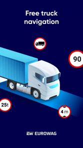 Eurowag Navigation - Truck GPS APK screenshot 1