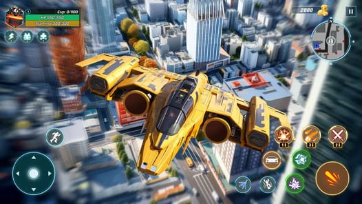 Robot City Car Battle APK screenshot 1