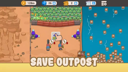 Idle Outpost: Upgrade Games APK screenshot 1