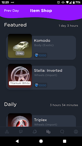 RL Garage for Rocket League APK screenshot 1