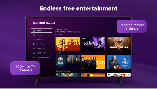 The Roku Channel APK screenshot 1