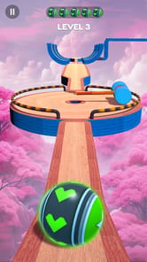 Rolling Ball Sky Adventure APK screenshot 1