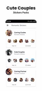 Romantic Stickers WASticker.ly APK screenshot 1