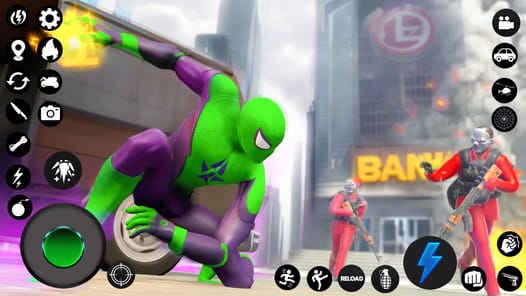 Rope Hero Spider: Spider Games APK screenshot 1 Rope Hero Spider: Spider Games APK screenshot 1