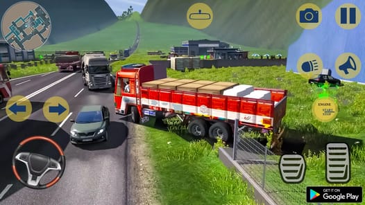 Indian Truck Cargo Truck Games APK screenshot 1