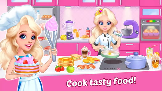 Princess girl paper House game APK screenshot 1