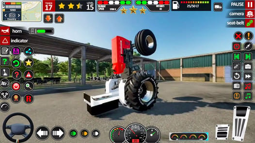 Indian Tractor Tochan Game 3d APK screenshot 1