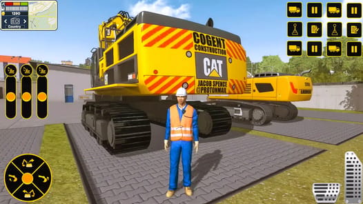 JCB Game: Snow Construction 3D APK screenshot 1