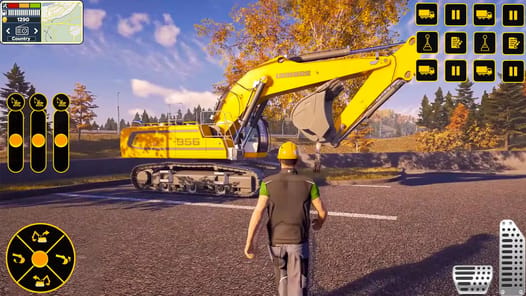 JCB Game: Snow Construction 3D APK screenshot 1