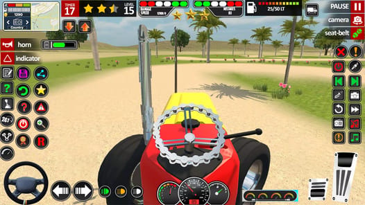 Tractor Game 3d Indian Farming APK screenshot 1