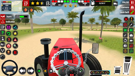 Tractor Game 3d Indian Farming APK screenshot 1
