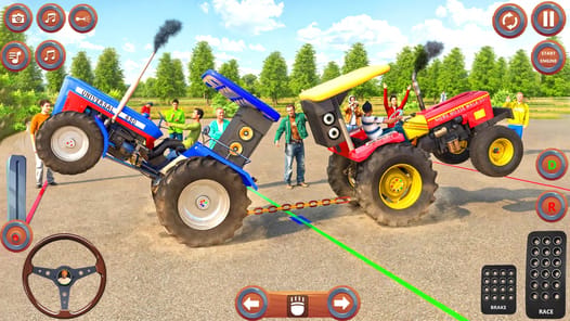 Farm Tractor Farming Games 3D APK screenshot 1