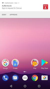 RSA SecurID Authenticate APK screenshot 1