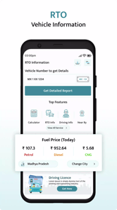 RTO Vehicle Information App APK screenshot 1