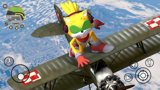 Super Hedgehog Rope Hero APK screenshot 1