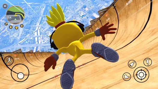Super Hedgehog Rope Hero APK screenshot 1