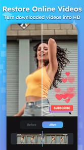 AI Video Enhancer - HiQuality APK screenshot 1
